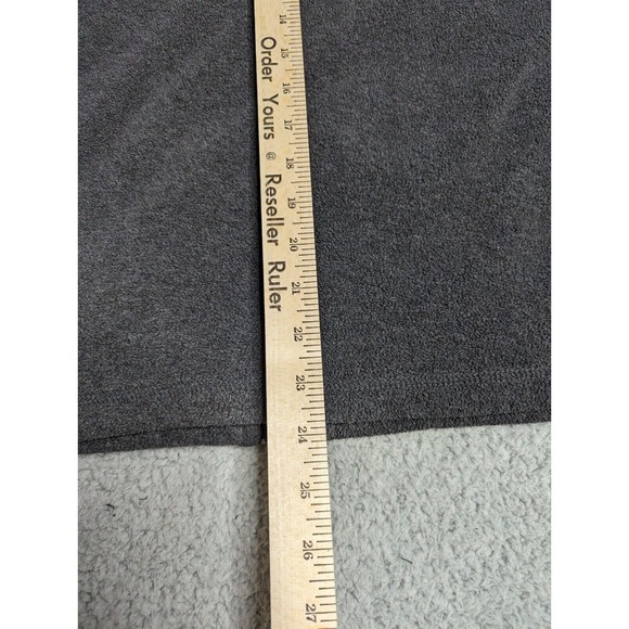 Calvin Klein Performance Fleece Jacket Womens Large Gray Long Sleeve Pockets Zip - Picture 12 of 14